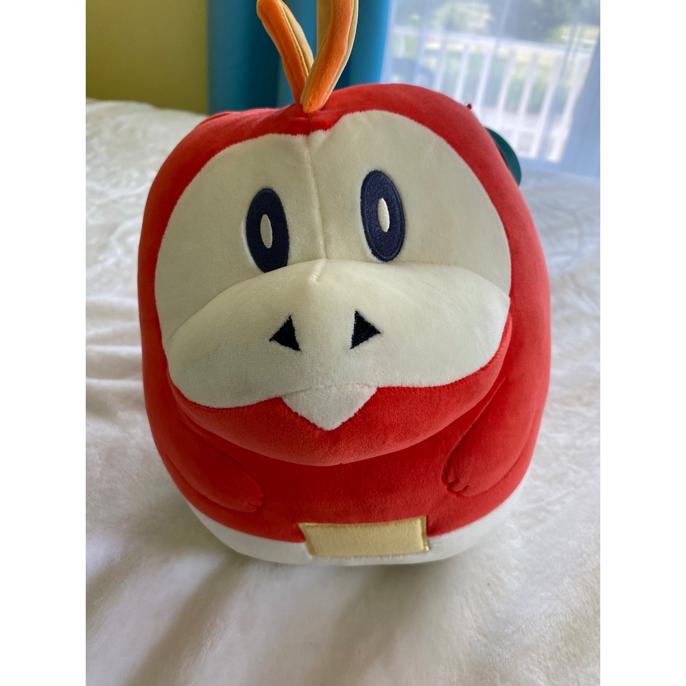 Squishmallows Fuecoco Plush Unisex 13" Red Pokemon Scarlet Violet NWT